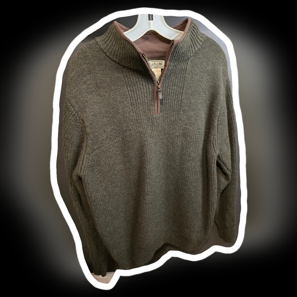 LL Bean sweater 100% wool